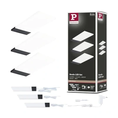 Immagine di Paulmann Bredo Lampada a LED 2.5 W Bianco neutro Nero