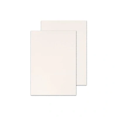 Immagine di Qconnect Binding Comb Covers Leathergrain Pack Of 100 White A4
