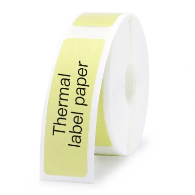 Immagine di NIIMBOT A2A68301301 Rotolo di etichette 40 x 12 mm Giallo 160 pz. Etichetta universale