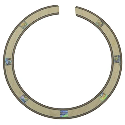 Immagine di KAISH High Qaulity 110 x 12 0,8 mm per chitarra acustica Soundhole in acero rosetta quadrata abalone Shell intarsio