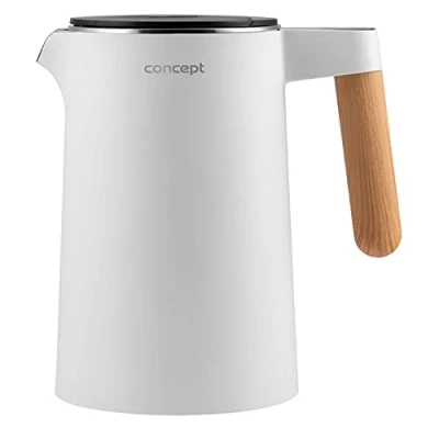 Immagine di CONCEPT Hausgeräte RK3300 Bollitore in acciaio INOX, 1,5 l, colore: Bianco
