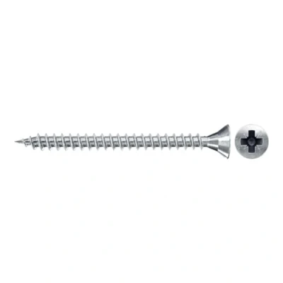 Immagine di Fischer 551160 Viti per truciolare 4.5 mm 45 A croce Pozidriv Acciaio galvanizzato zinco 500 pz.