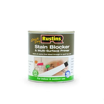 Immagine di Rustins 5015332002207, blocco tintura e primer multisuperficie, bianco