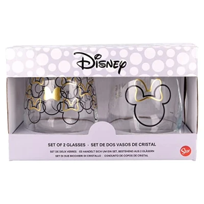 Immagine di SET DI 2 BICCHIERI IN CRISTALLO 510 ML MINNIE Stor