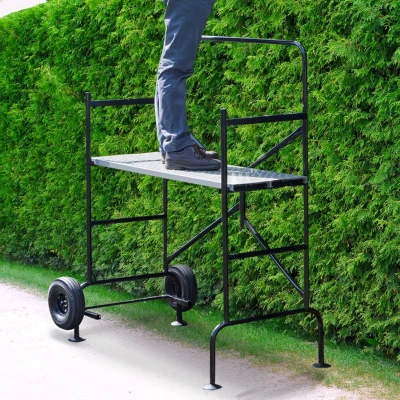Immagine di ProBache Ponteggio mobile su ruote l 140 x 78 h 135 cm, con 2 piattaforme