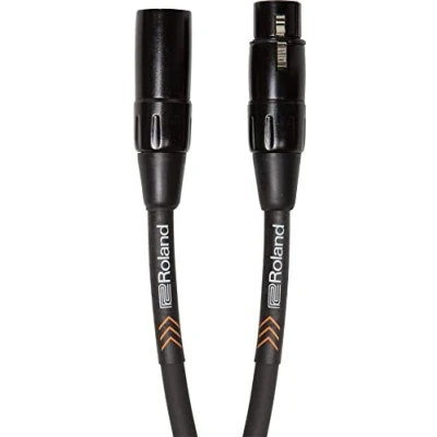 Immagine di Cavo bilanciato per microfono Roland Black Series, 1 m/3 ft. RMC B3