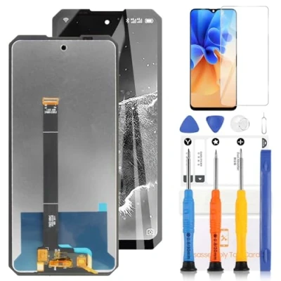 Immagine di LADYSON Schermo LCD per Oukitel WP17 Display Touch Screen Digitizer Assembly Ricambio Parti di Riparazione con Strumenti(Nero)