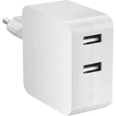 Immagine di VOLTCRAFT SPS 2400/2+WH N Caricatore USB 24 W Presa di Corrente uscita max. 4800 mA Num. uscite: 2 x