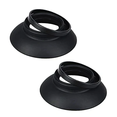 Immagine di DK 19 Eyecup Eyepiece Viewfinder per Nikon D810 D810A D800 D800E D700 F6 D5 sostituisce (confezione da 2)