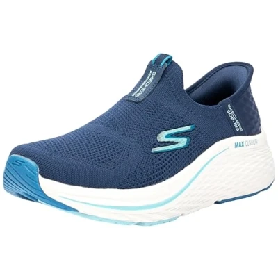 Immagine di Skechers Performance MAX Cushioning Elite 2.0 Scarpe running neutre, Donna, Taglia: 37, Navy/blue Tessuto