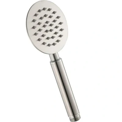 Immagine di Schläfer 1307510 Doccetta per Doccia rotonda, Soffione Ultrasottile, Alta Pressione Universale, Telefono Venice2 in Acciaio Inox Cromo, Argento