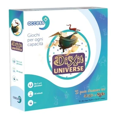 Immagine di Asmodee: Dixit Universe Access+, Gioco da Tavolo che Stimola le Funzioni Cognitive, 1 4 Giocatori, 8+ Anni, Edizione in Italiano