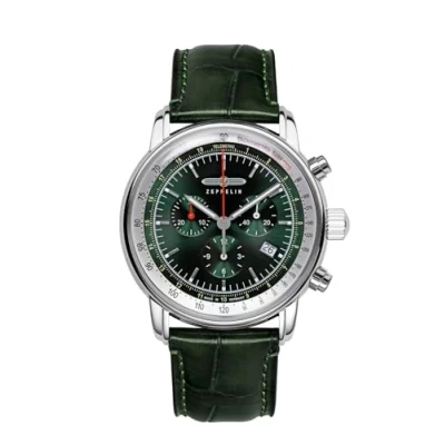 Immagine di Zeppelin Orologio classico 8888 2_2, argento/verde, Bracciale