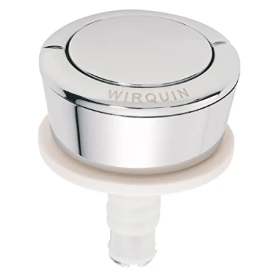 Immagine di Wirquin 19007001 Jollyflush Single Flush cromato wc pulsante, multicolore