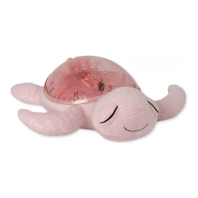 Immagine di Cloud b proiettore di luce oceanica notturna con 2 dolcie melodie e rumori bianchi Ricaricabile Luminosità regolabile Auto spegnimento Cry Sensor Tranquil Turtle Rosa (Ricaricabile)
