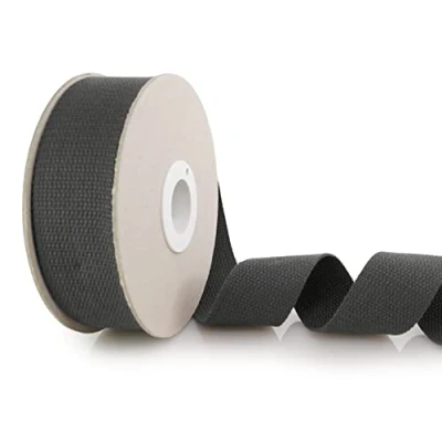 Immagine di Trimz Tessitura in Cotone Resistente, Carbone, 25mm x 5m