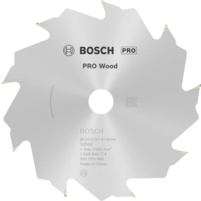 Immagine di Bosch Accessories Standard for Wood Speed 2608640774 Lama circolare in metallo duro 130 x 16 2.0 mm Numero di denti: 9 1 pz.