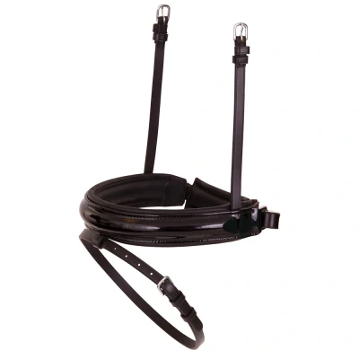 Immagine di BR Trigger Noseband Lacquer Wide SD Full / Argento Nero