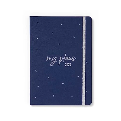 Immagine di LETTS Joy A5 settimana su 2 pagine (multilingue) Blue 2024