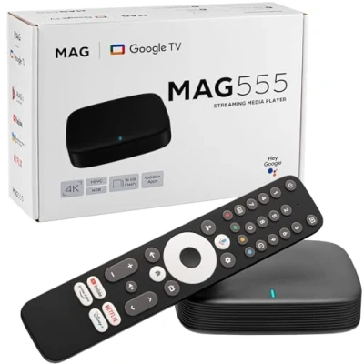 Immagine di MAG 555 Original Infomir &amp; hb digital 4K Set Top Box Multimedia Player Internet TV Receiver UHD + cavo HDMI
