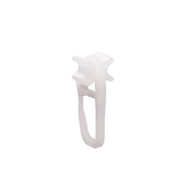 Immagine di deco raum Guide pieghevoli a X, 50 pezzi, con ganci pieghevoli, per binari interni da 6 mm
