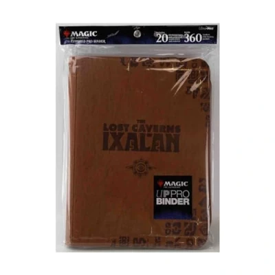 Immagine di Ultra PRO MTG The Lost Caverns of Ixalan 9 tasche Premium Zip Binder Ruins Symbol, memorizza e protegge 360 carte di dimensioni standard nelle laterali caricamento, per