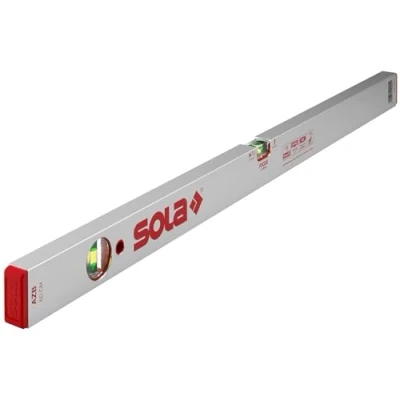 Immagine di SOLA Livella AZB argento anodizzato, lunghezza 600 mm, rosso