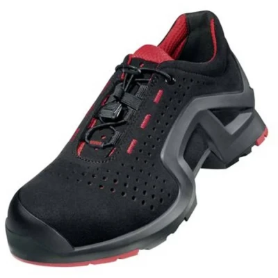 Immagine di UVEX Scarpa Bassa 1 X tended Support S1 SRC W11, Sicurezza Unisex Adulto, Nero Rosso, 46 EU