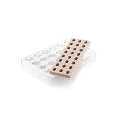 Immagine di Silikomart KIT OVALE 01 CH014 STAMPO IN TRITAN 33 X 23 H 15 MM + ICH014 SILICONE N. 24