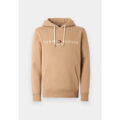 Immagine di Tommy Hilfiger LOGO Hoody Felpa con cappuccio, Uomo, Taglia: Medium, Timeless camel