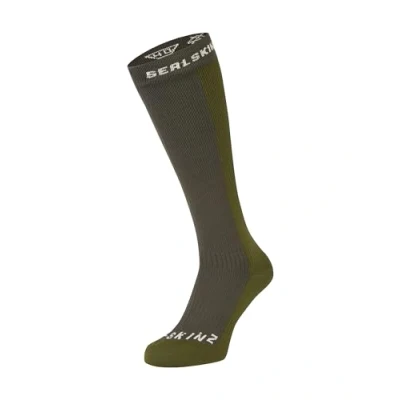 Immagine di SEALSKINZ Worstead, calzini unisex impermeabili al ginocchio, foderati in lana merino, per attività all&#039;aperto, sci ed escursioni invernali, rilasciano calore e umidità