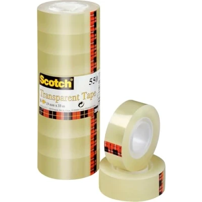 Immagine di SCOTCH CF8NASTRO TRASP 550 19MMX33M