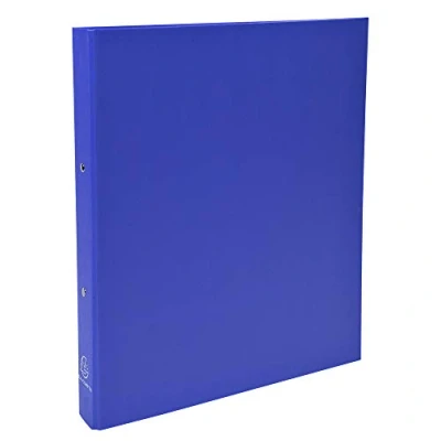 Immagine di Exacompta 54372E Conf. da 20 Raccoglitori Rigidi Foderati Polipropilene 2 Anelli Tondi 30 mm Dorso 40 Dimension Esterne 26x32 cm per Formato A4 Colore Blu