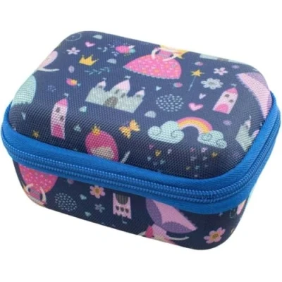 Immagine di caseroxx Borsa per bambini adatta VTech Kidizoom Video Studio HD in molti colori e disegni, custodia protettiva, Principessa, EVA Case, moderno