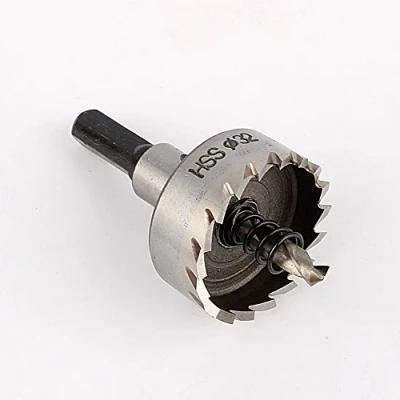 Immagine di Fresa a Tazza per Metallo HSS Seghe Drill Hole 32mm Punte da Trapano Taglio Acciaio Inossidabile Dolce Ferro Rame e Ottone