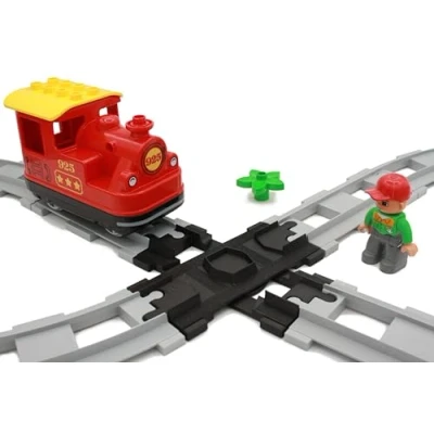 Immagine di TracksCreations Incrocio per Treno Compatibile Duplo (4 Vie Rotante)