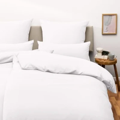 Immagine di Blumtal 90 Set di biancheria da letto E federa in microfibra (Coperta 135X200 Cuscino 40X80, Bianco)