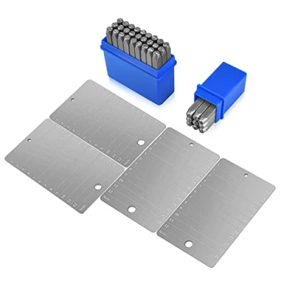 Immagine di Crypto Seed Storage Bitcoin Wallet Cold Kits Compatible with SecuX, Ledger, Trezor Hardware Steel Wallets (4 Plates &amp; Punch Set Included)