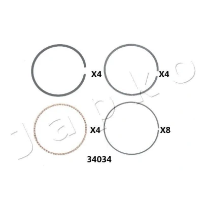 Immagine di JAPKO 434034J Fasce Elastiche