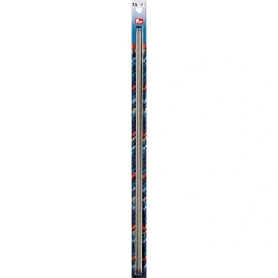Immagine di Prym Strumpfstricknadeln 20 cm 2,50 mm Grau Ferri da Maglia, Alluminio, Alu Perlgrau, 2,5
