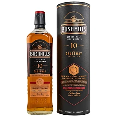 Immagine di Bushmills THE CAUSEWAY COLLECTION Single Malt Cuvée Casks 2010 54,8% Vol. 0,7l in Giftbox