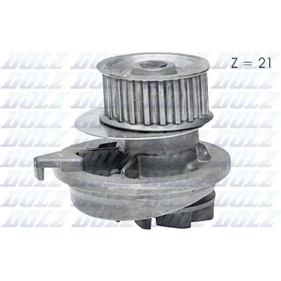 Immagine di DOLZ O118 Pompa acqua 21 con puleggia OPEL: Astra F CC, Kadett E Caravan, Ascona C Sedan