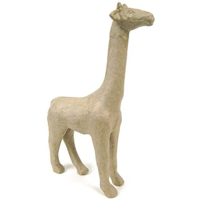 Immagine di Decopatch SA102O 1 supporto in cartapesta marrone 19x7x28 cm, Giraffa