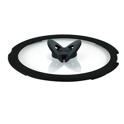 Immagine di Tefal Ingenio Coperchio in vetro trasparente e nero, 16 cm