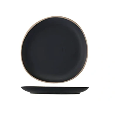 Immagine di Cosy &amp; Trendy piatto GALLOWAY nero D 26 CM Set di 4