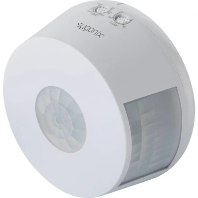 Immagine di Sygonix SY 4755358 Soffitto Rilevatore di movimento ad infrarossi passivo PIR 360 Relè Bianco