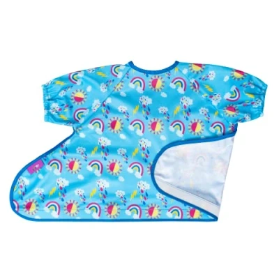 Immagine di Tidy Tot Bavaglino, bavaglino a maniche corto, vestibilità regolabile, per lo svezzamento con (6 m 2 anni) e kit