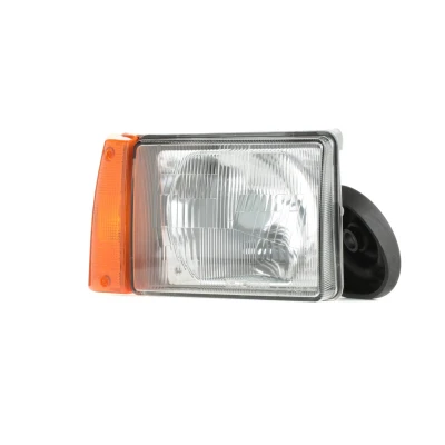 Immagine di TYC 20 6083 05 2 Fari Dx R2 (Bilux), H4 giallo per veicolo circolazione FIAT: Panda I Hatchback