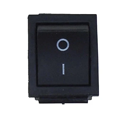 Immagine di RELAND SUN 5 interruttori a bilanciere KCD4 4 6 pin 2 3 posizioni DPST per barca 32 x 25 mm (4 posizioni, nero)
