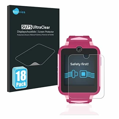 Immagine di savvies (18 Pezzi Pellicola Protettiva per TCL Movetime Family Watch MT42X Protezione Schermo Trasparente